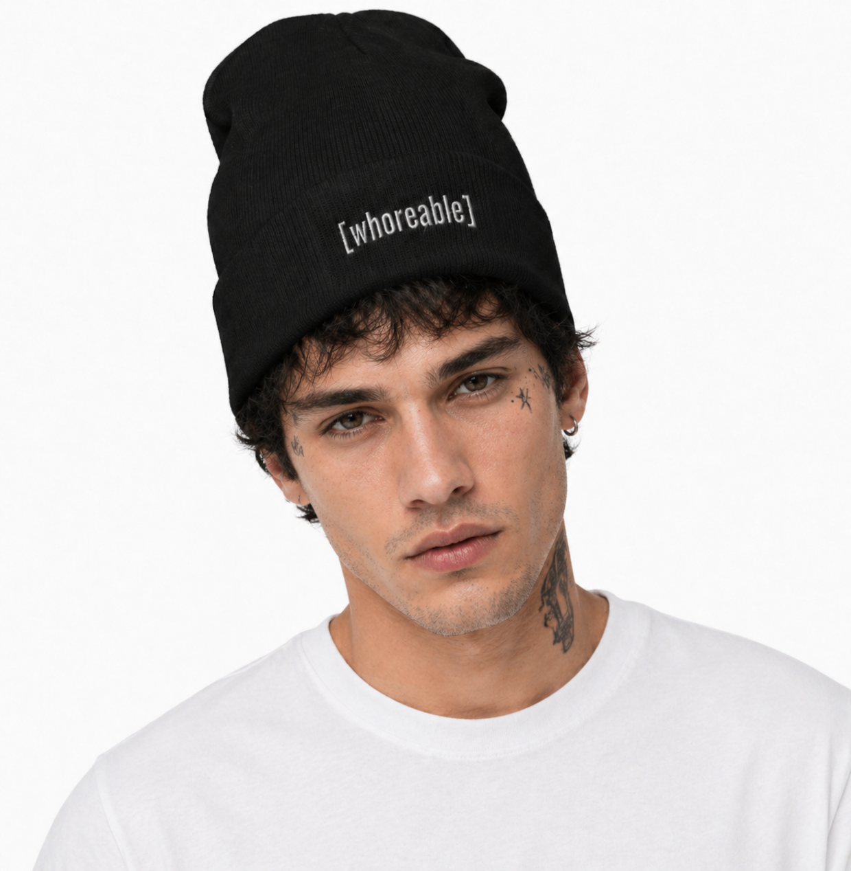 Embroidered Beanie